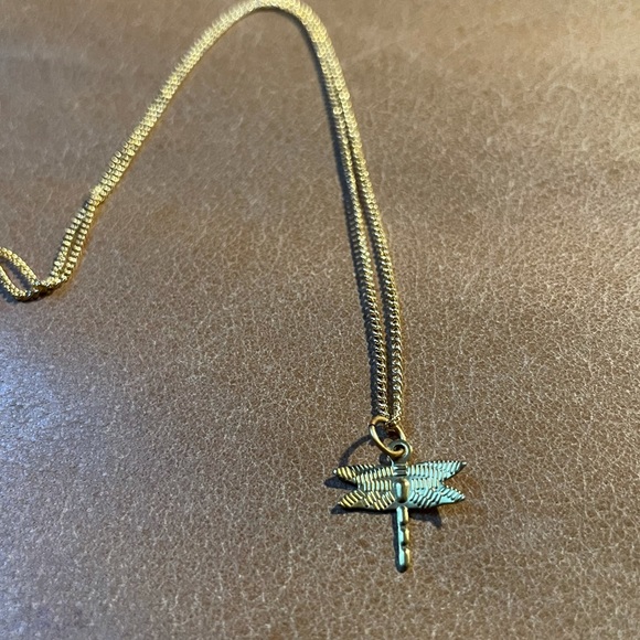 Dragonfly charm necklace - Picture 1 of 5
